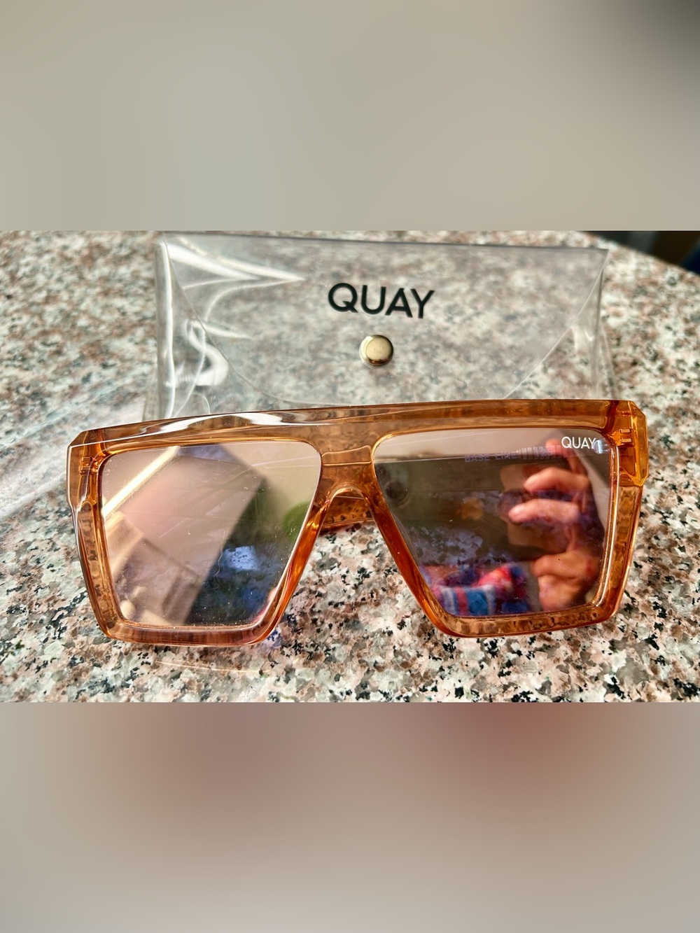 Quay Australia Baseline Sunglasses with Reflective Lenses - Picture 9 of 9